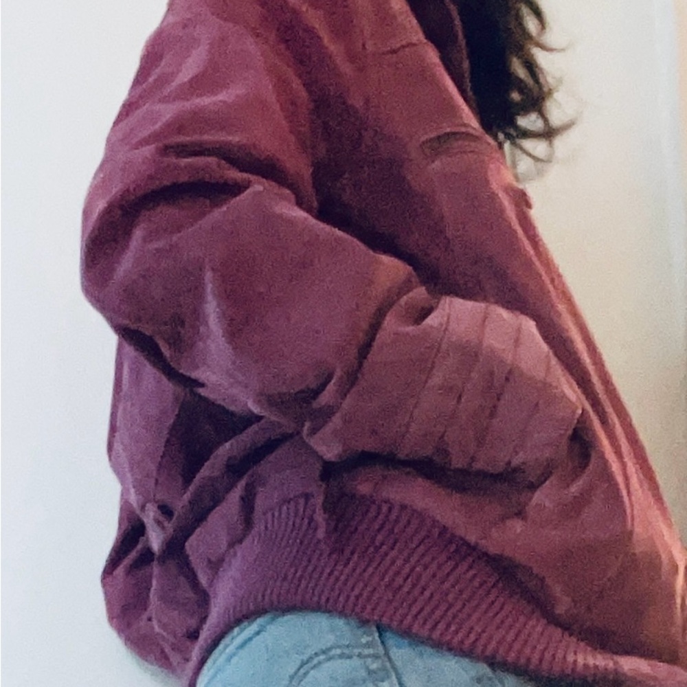 Sisley Pink Suede Button Jacket
